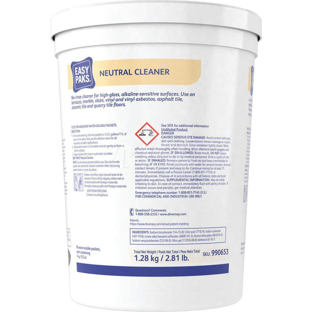 Neutral Cleaner: Packet, Use on Ceiling Tile, Glass, Laminates, Linoleum, Quarry Tile, Sealed Cement/Concrete & Finished Wood