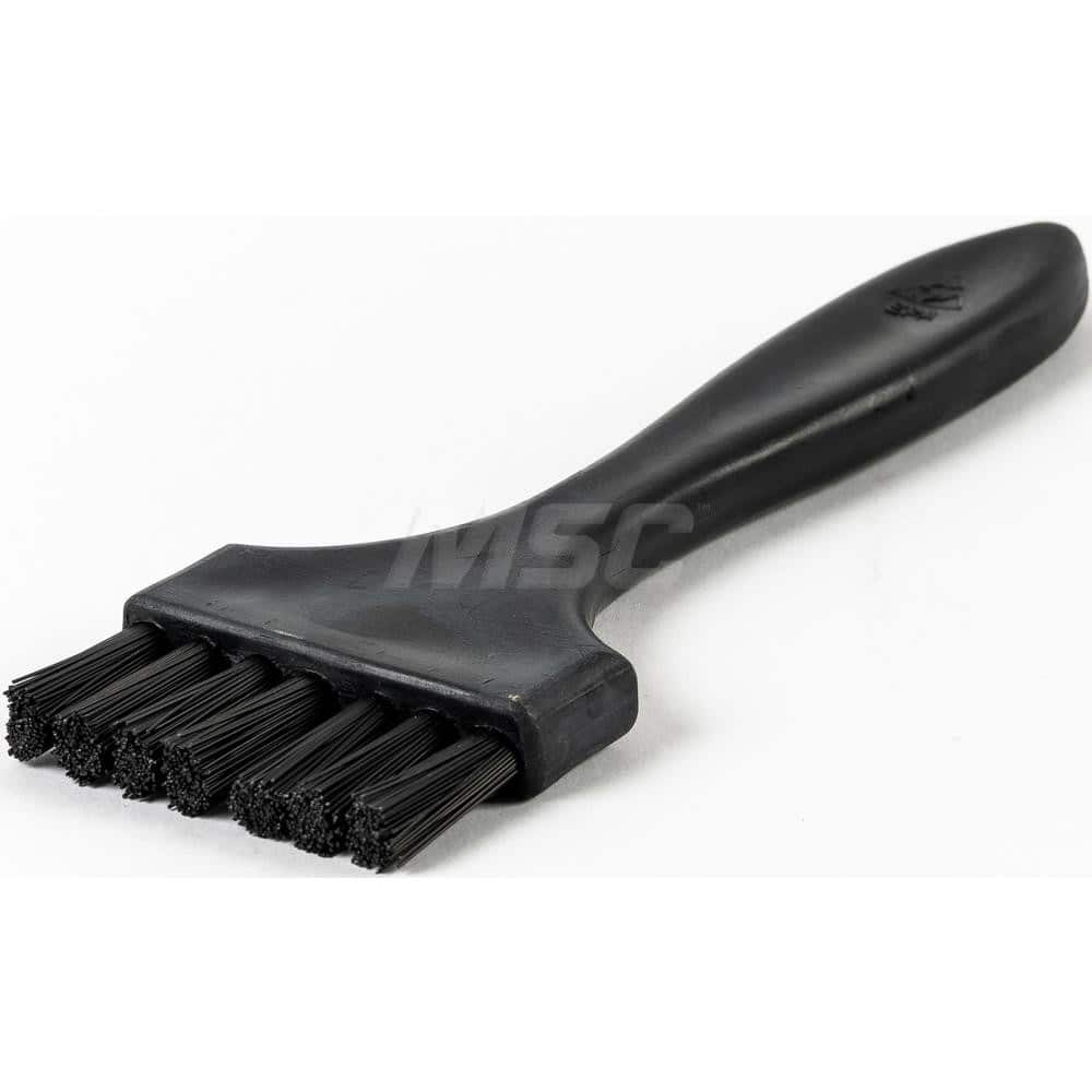 Flat Brush, 1 Rows, 7 Columns, Conductive Nylon 13/16″ Trim Length, Polypropylene