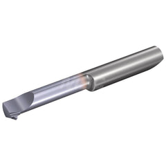 Single Point Threading Tools; Thread Type: Internal; Profile Angle: 4; Threading Diameter (mm): 17.00; Cutting Depth (mm): 16.00; Maximum Threads Per Inch: 18; Shank Diameter (mm): 6.0000; Overall Length (Decimal Inch): 42.20000; Maximum Reach (mm): 16.00