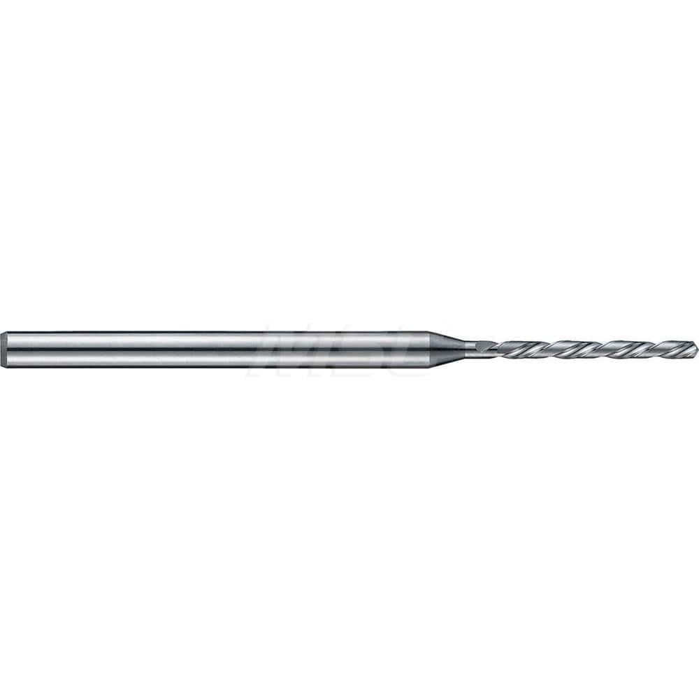 Micro Drill Bit: 0.0748″ Dia, 140 °, Solid Carbide Bright/Uncoated, RH Cut, Helical Flute, Series 6220 HP