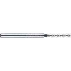 Micro Drill Bit: 0.0591″ Dia, 140 °, Solid Carbide Bright/Uncoated, RH Cut, Helical Flute, Series 6220 HP