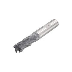 Corner Radius End Mill: 0.315″ Dia, 4 Flutes, Solid Carbide 35 ° Helix, SIRON-A Coated, Corner Radius End, Series JSE514
