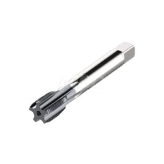 Straight Flutes Tap: 7/8-14, UNF, 5 Flutes, Modified Bottoming, 2BX, Powdered Metal High Speed Steel, TiAlN Finish 0.984″ Thread Length, 4.921″ OAL, Right Hand, Series MTS