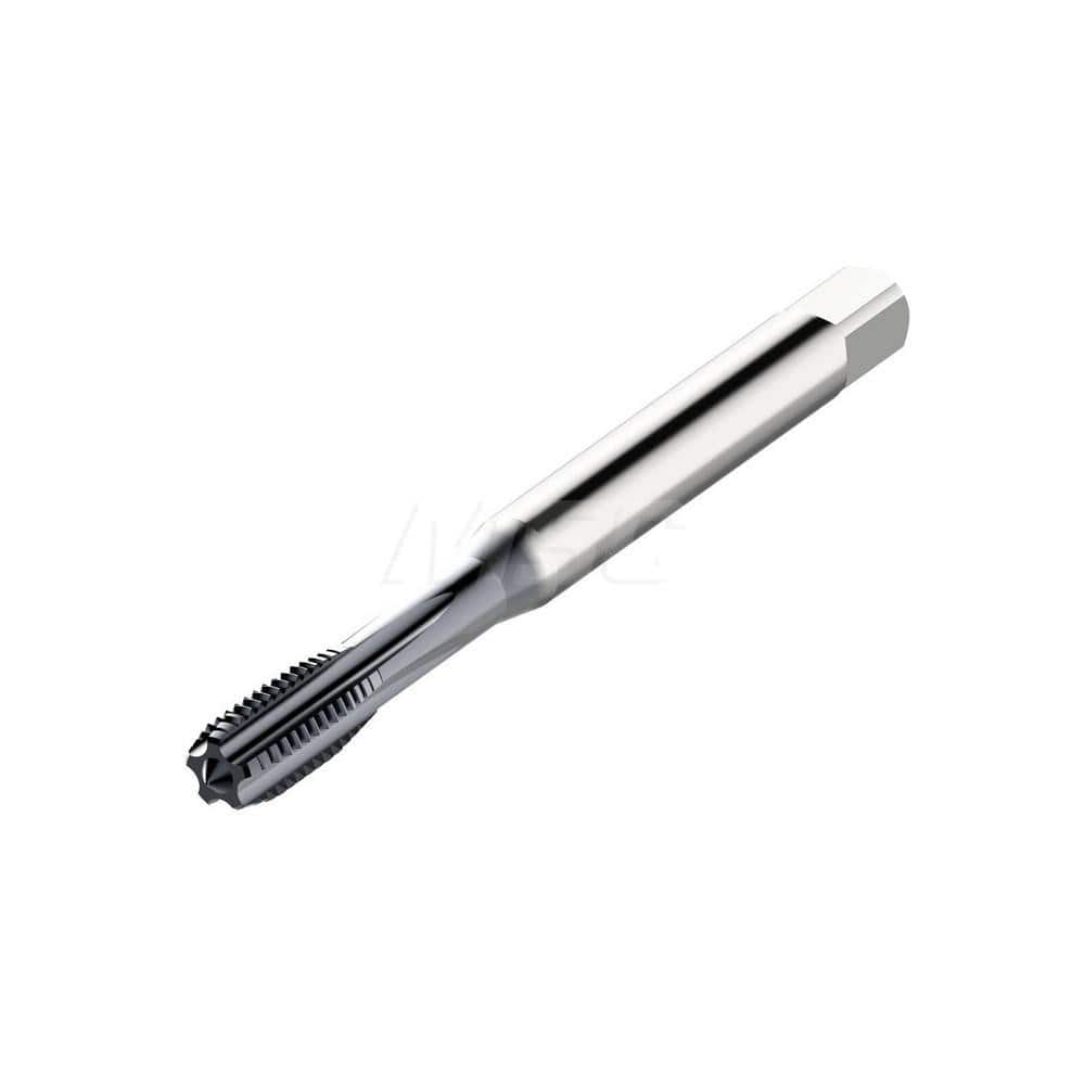 Straight Flutes Tap: Metric, 4 Flutes, Modified Bottoming, 6HX, Powdered Metal High Speed Steel, TiAlN Finish Right Hand, Series MTS