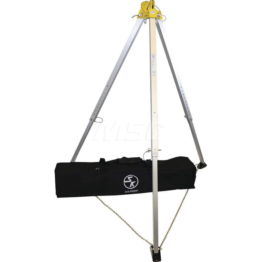 Confined Space Entry & Retrieval Systems; Hoist Type: Tripod; System Type: Confined Space Entry System; Winch Power Type: Manual; Installation Type: Portable; Base Material: Aluminum; Base Type: Tripod