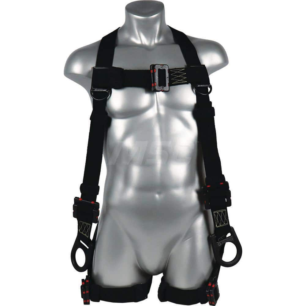 Fall Protection Harnesses: 310 lb, Arc Flash & Flame-Resistant Style, Size Universal, For Welder, Back & Side