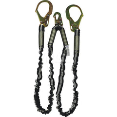 Lanyards & Lifelines; Load Capacity: 310 lb; Construction Type: Webbing; Harness Type: Fall Arrest; Lanyard End Connection: Snap Hook; Anchorage End Connection: Rebar Hook; Length Ft.: 6.00