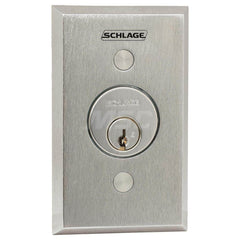 Key Switches; Switch Type: Flush Mount; Switch Sequence: On-Off; Contact Form: SPDT; Actuator Type: Switch; Key; Terminal Type: Spring; Voltage: 30; Material: Stainless Steel