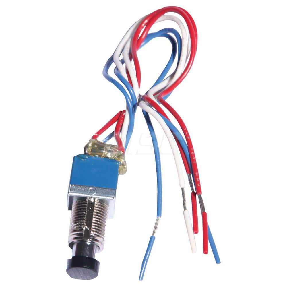 Key Switches; Switch Type: Push Button; Switch Sequence: On-Off; Contact Form: DPDT; Actuator Type: Switch; Key; Terminal Type: Screw; Maximum Operating Temperature (F): 110 ; Voltage: 12-24