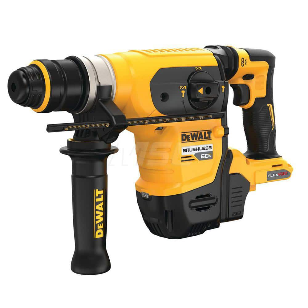 Cordless Hammer Drill: 60V, 1-1/4″ Chuck, 4,200 BPM, 725 RPM SDS Plus Chuck, Reversible