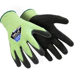Helix Stainless Steel/Fiberglass Knit with PU Palm Dip, Size M