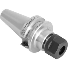 Collet Chuck: ER Collet, Dual Contact Taper Shank 90 mm Projection, Through Coolant