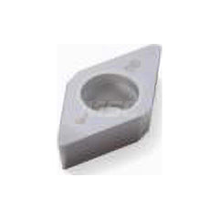 Turning Insert:  DCGW11T308S-L1-WZP-B,  Cubic Boron Nitride TiAlSiN Finish,  Neutral,  3/8″ Inscribed Circle,  0.0315″ Corner Radius,  55.0 &deg N/A Diamond,  Series  DCGW