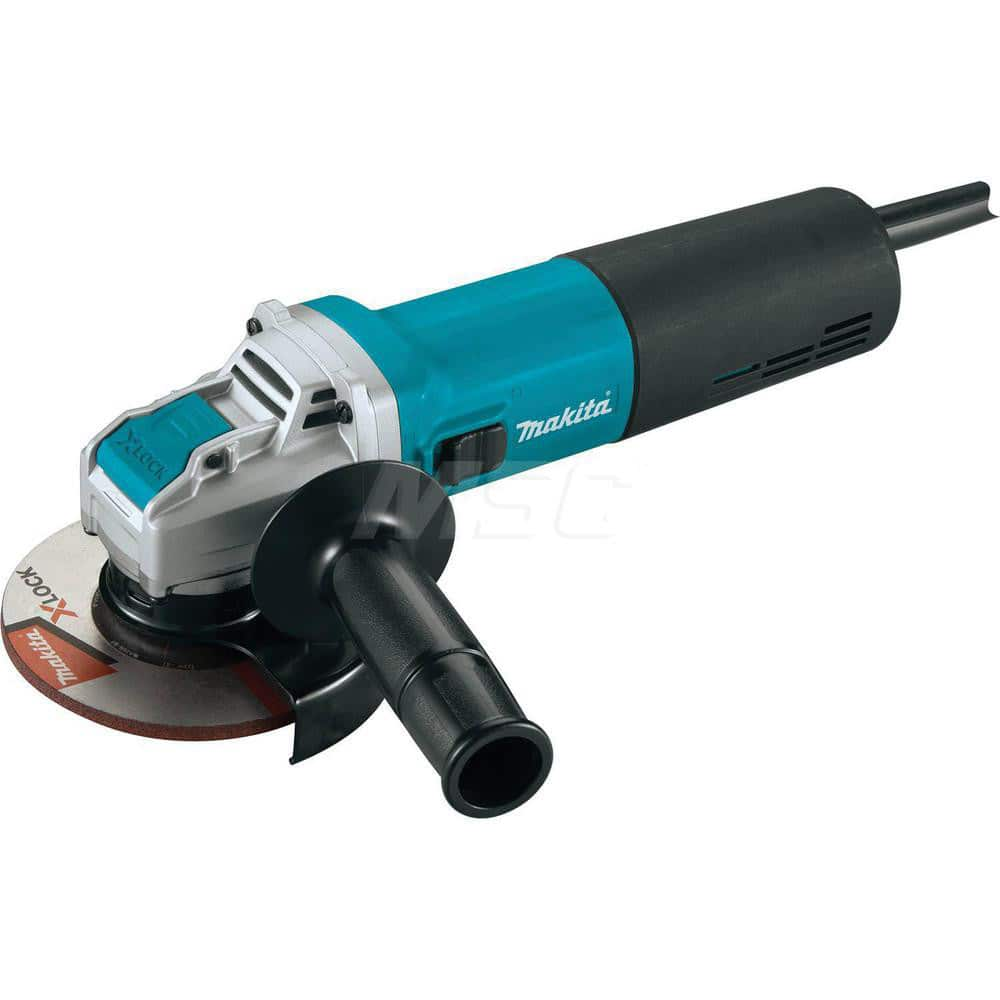 Corded Angle Grinder: 12,000 RPM 13A, 110V, Slide with Lock-on Switch