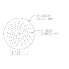 Hook & Loop Disc: 3″ Dia, 320 Grit, Coated, Aluminum Oxide A-Weighted