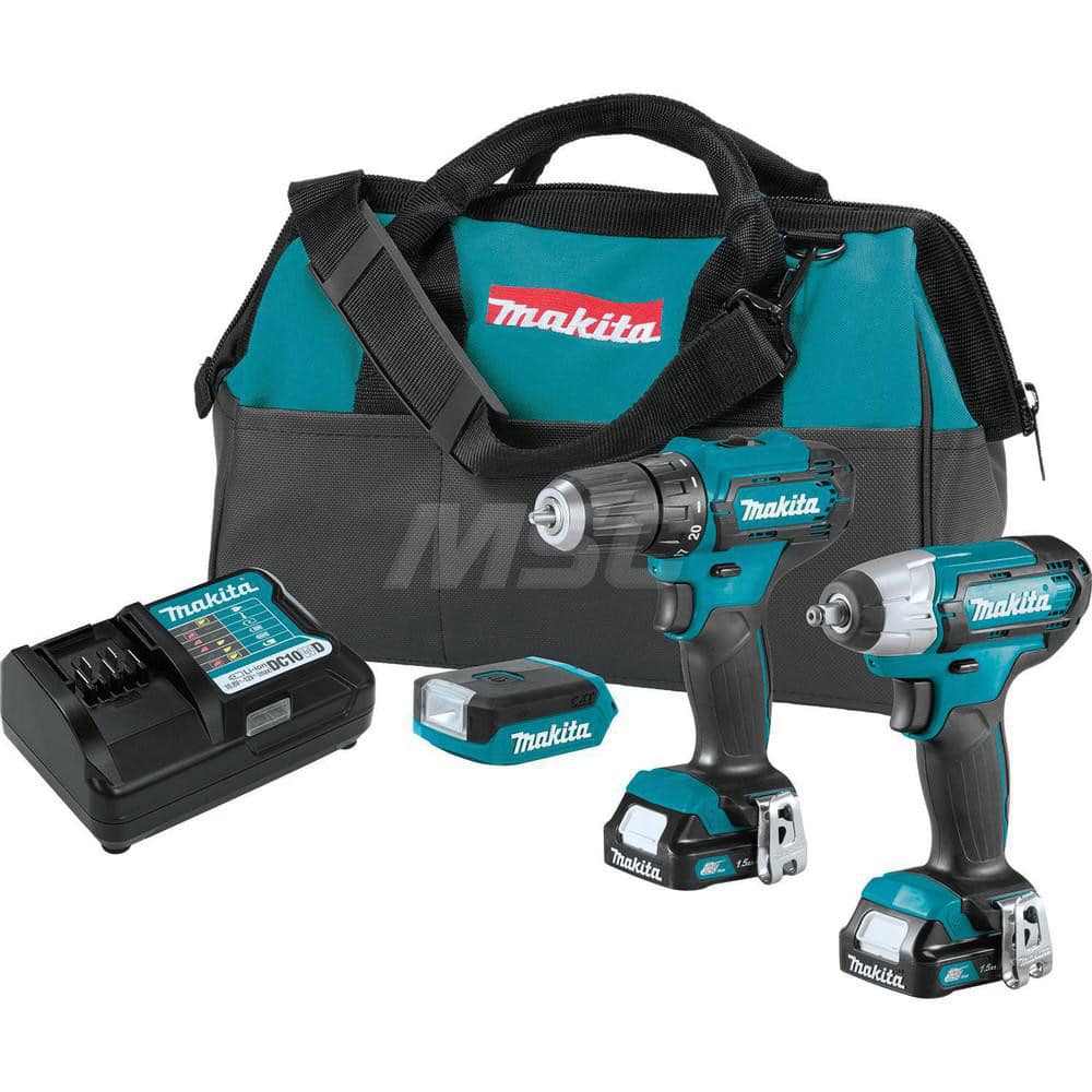 Cordless Tool Combination Kit: 12V