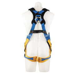 Fall Protection Harnesses: 400 Lb, Single D-Ring Style, Size Small, For General Industry, Back