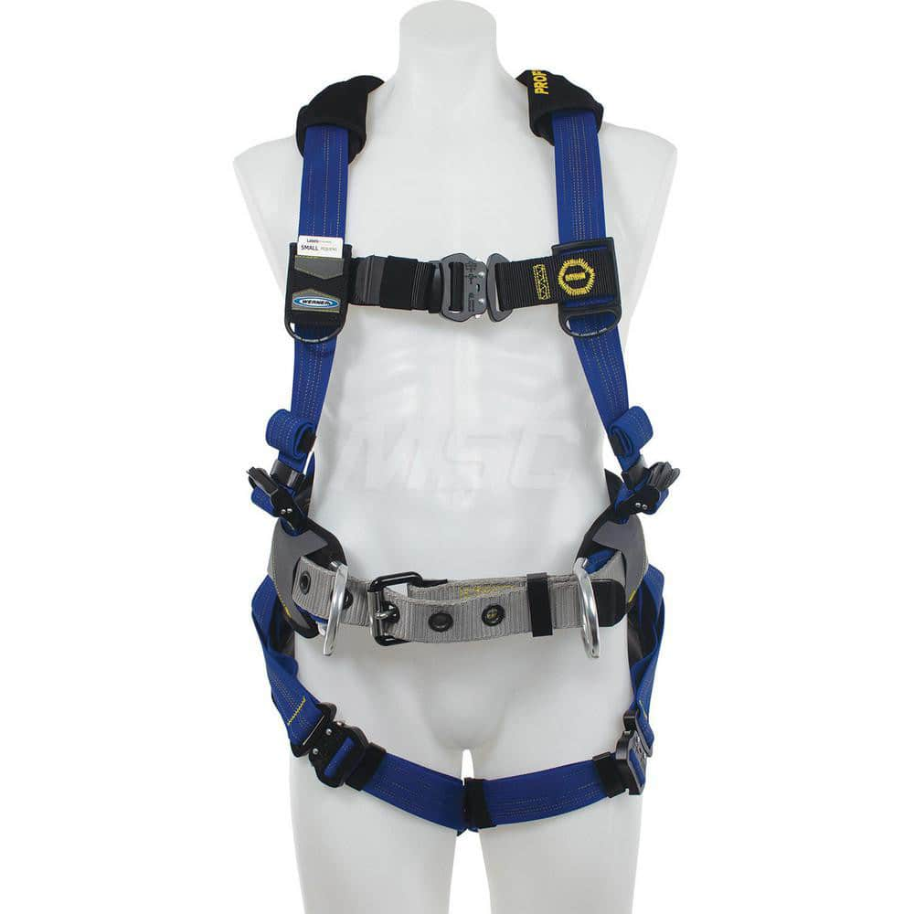 Fall Protection Harnesses: 400 Lb, Single D-Ring Style, Size 2X-Large, For Construction, Back