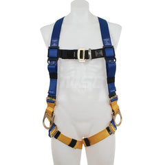 Fall Protection Harnesses: 400 Lb, Front, Back and Side D-Rings Style, Size Small, For Climbing & Positioning, Front Back & Hips