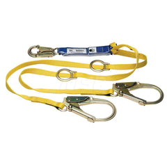 Lanyards & Lifelines; Load Capacity: 5000 lb; Construction Type: Webbing; Harness Type: Ladder Climbing; Lanyard End Connection: Snap Hook; Anchorage End Connection: Rebar Hook; Length Ft.: 6.00