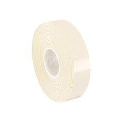 White Double-Sided PVC & Foam Tape: 3/4″ Wide, 5 yd Long, 62.5 mil Thick, Acrylic Adhesive