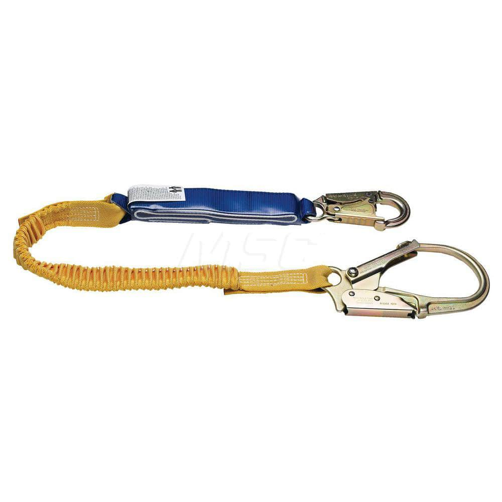 Lanyards & Lifelines; Load Capacity: 5000 lb; Construction Type: Webbing; Harness Type: Ladder Climbing; Lanyard End Connection: Snap Hook; Anchorage End Connection: Rebar Hook; Length Ft.: 6.00