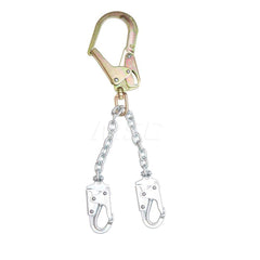 Lanyards & Lifelines; Load Capacity: 5000 lb; Construction Type: Webbing; Harness Type: Positioning; Lanyard End Connection: Snap Hook; Anchorage End Connection: Rebar Hook; Length Ft.: 1.80