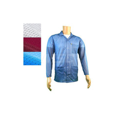 Smocks & Lab Coats; Garment Style: Smock; Material: Carbon; Size: 4X-Large; Color: White; Sleeve Length: 24; Closure Type: Snaps; Chest Size: 55; Closure Locaton: Front; Features: Light Weight; Chest Size (Inch): 55; Closure Location: Front