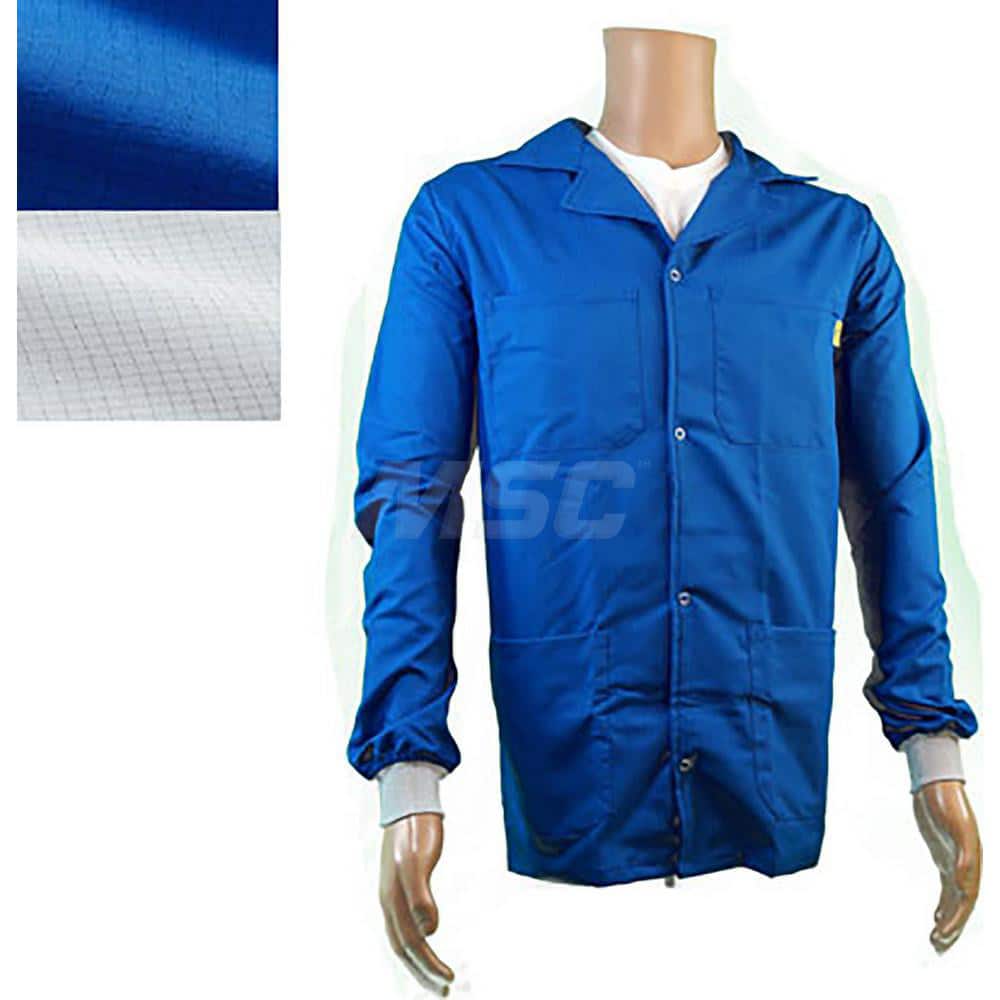 Smocks & Lab Coats; Garment Style: Smock; Material: Carbon; Size: Small; Color: White; Sleeve Length: 23; Closure Type: Snaps; Chest Size: 38; Closure Locaton: Front; Chest Size (Inch): 38; Closure Location: Front