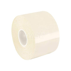 White Double-Sided Polyethylene Foam Tape: 1″ Wide, 5 yd Long, 62 mil Thick, Rubber Adhesive