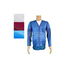 Smocks & Lab Coats; Garment Style: Smock; Material: Carbon; Size: 2X-Large; Color: Burgundy; Sleeve Length: 24; Closure Type: Snaps; Chest Size: 48; Closure Locaton: Front; Features: Light Weight; Chest Size (Inch): 48; Closure Location: Front