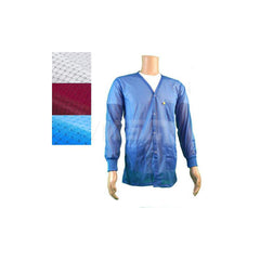 Smocks & Lab Coats; Garment Style: Smock; Material: Carbon; Size: 3X-Large; Color: White; Sleeve Length: 24; Closure Type: Snaps; Chest Size: 52; Closure Locaton: Front; Features: Light Weight; Chest Size (Inch): 52; Closure Location: Front