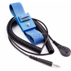 Grounding Wrist Straps; Size: Adjustable; Attachment Method: Snap Lock; Disposable or Reusable: No; Material: Fabric; Grounding Cord Included: No; Resistor: Yes; Disposable: No