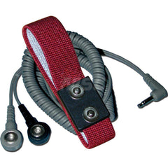 Grounding Wrist Straps; Size: Adjustable; Attachment Method: Snap Lock; Disposable or Reusable: No; Material: Fabric; Grounding Cord Included: No; Resistor: Yes; Disposable: No