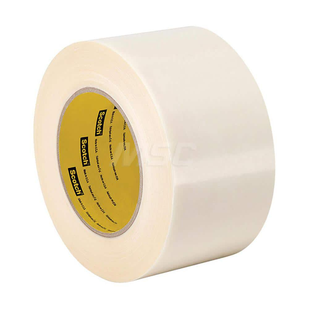 UHMW Film Tape: 3/4″ Wide, 5 yd Long, 10.2 mil Thick 30 Lb/In Tensile Strength, Rubber Adhesive, 225 ° F