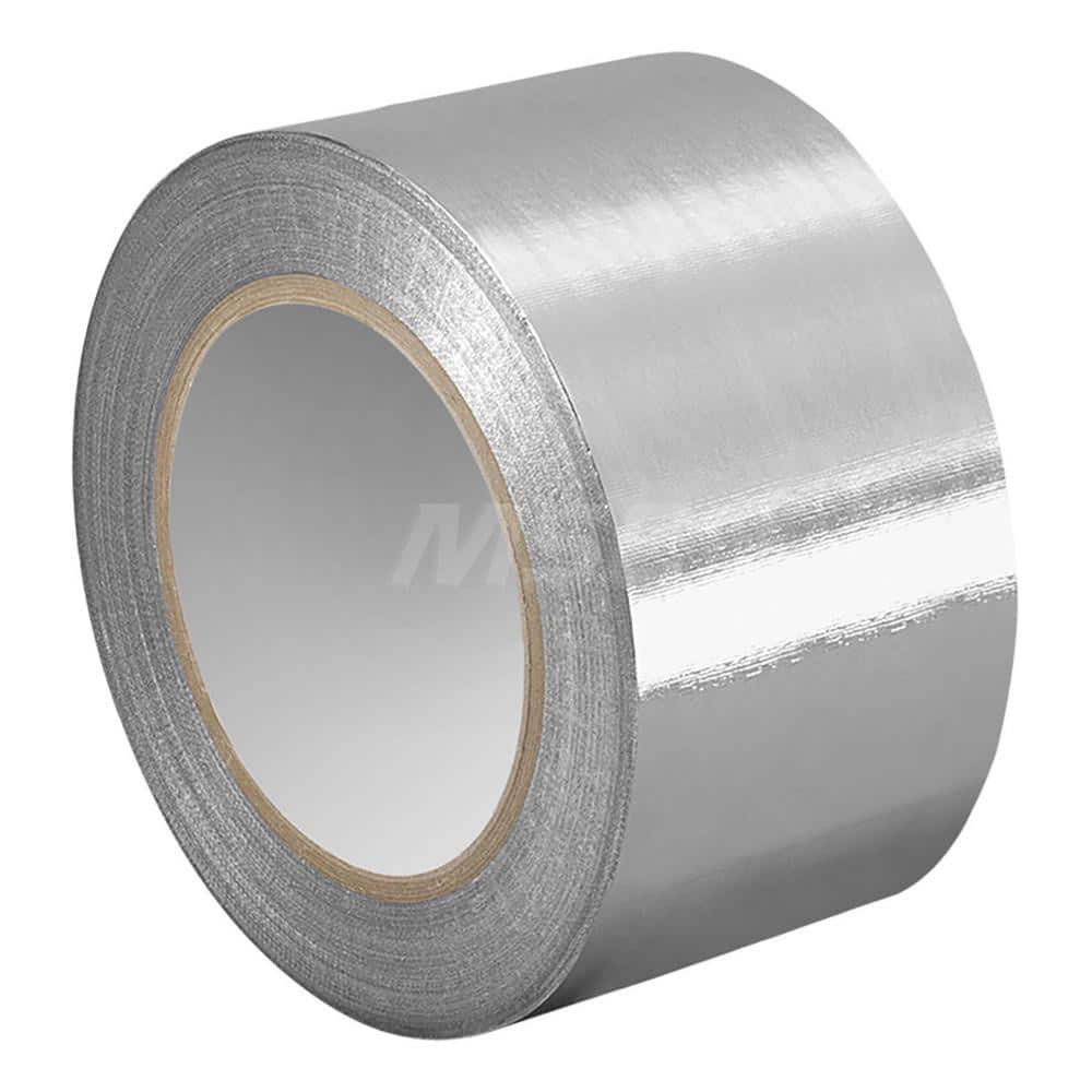 Glass Cloth Tape; Width (Inch): 1; Material Type: Aluminum; Glass Cloth; Color: Silver; Adhesive Material: Silicone; Length (yd): 5.00; Thickness (mil): 6.8000; Tensile Strength (Lb./Inch): 100.00; Maximum Operating Temperature (F): 500.000