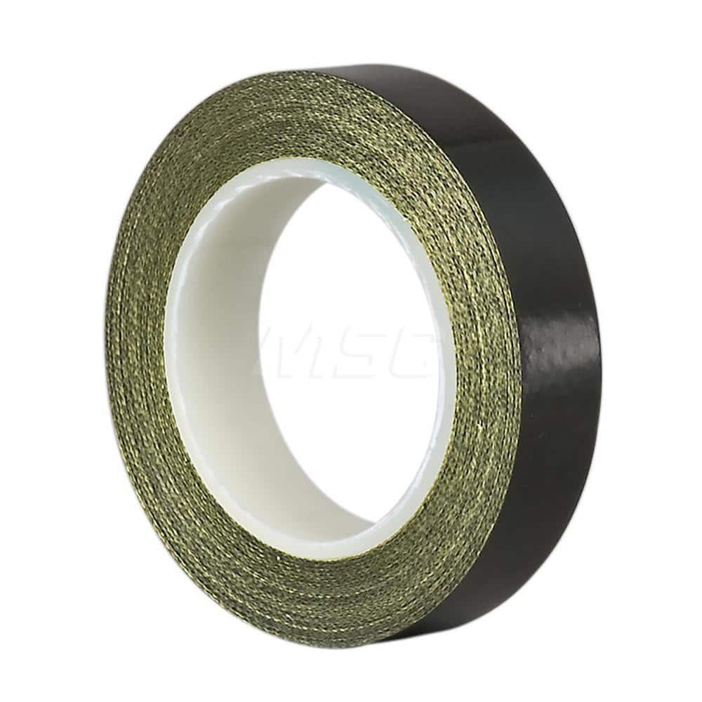 Glass Cloth Tape; Width (Inch): 2; Material Type: PTFE; Color: Black; Adhesive Material: Silicone; Length (yd): 18.00; Thickness (mil): 5.0000; Minimum Operating Temperature (F): -100.000; Maximum Operating Temperature (F): 500.000