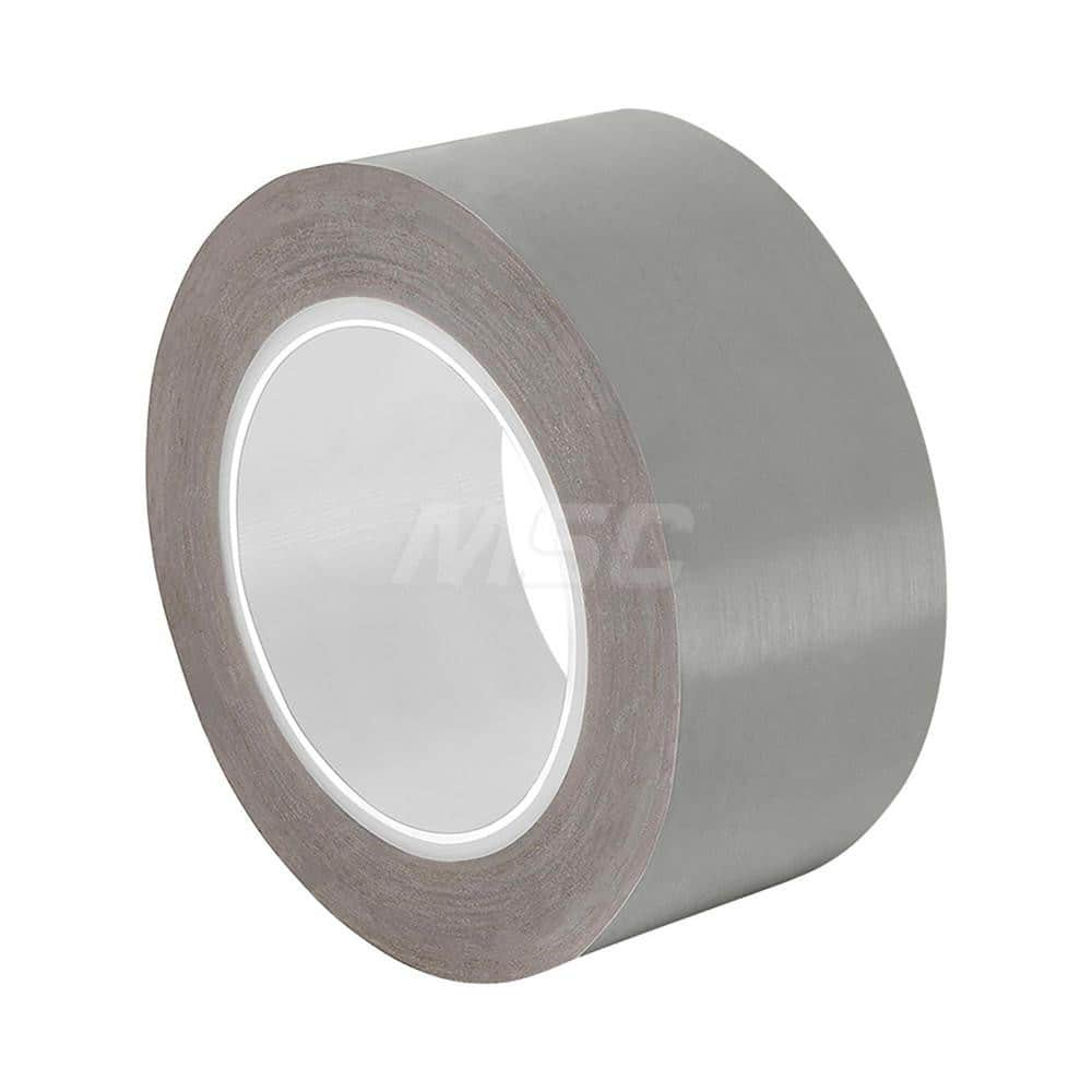 Polytetrafluroethylene Film Tape: 10″ Wide, 5 yd Long, 3 mil Thick 18 Lb/In Tensile Strength, Silicone Adhesive, 500 ° F