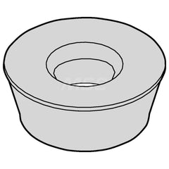 Milling Insert:  RDHX07T1M0SLN,  KCKP10,  Solid Carbide N/A Finish,
