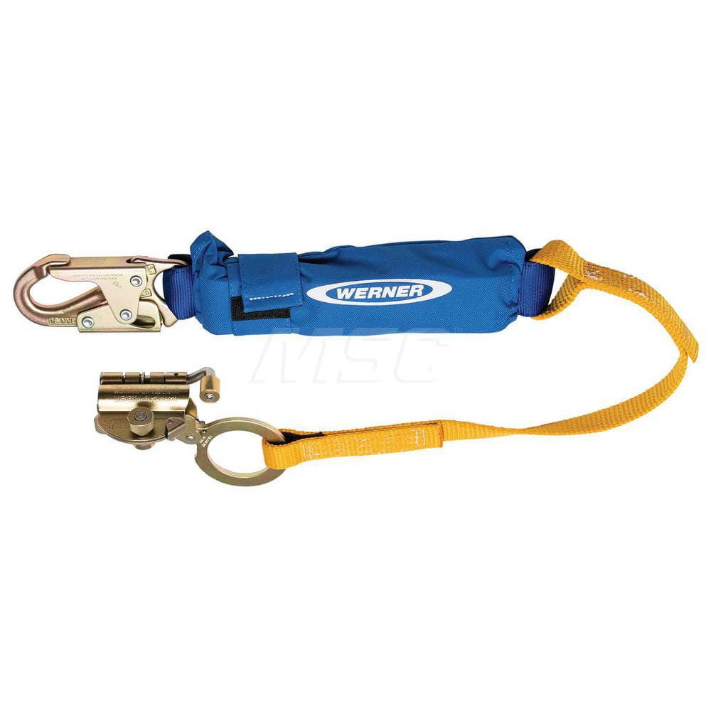 Rope & Cable Grabs; Grab Type: Trailing; Minimum Rope/Cable Diameter: 0.6250; Maximum Rope/Cable Diameter: 0.6250; Lanyard Length (Feet): 3 ft; Tensile Strength: 3600 lb; Lanyard Length: 3 ft; Type: Trailing