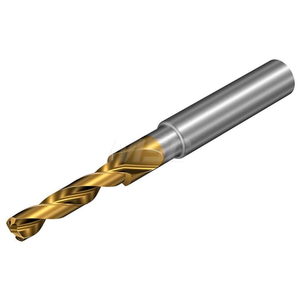 3.35mm Minor 4.5mm Major 11mm Step Length 147° High Performance Solid Carbide Subland Step Drill Bit TiAlSiN & TiSiN Finish, 74mm OAL, Series CoroDrill 860