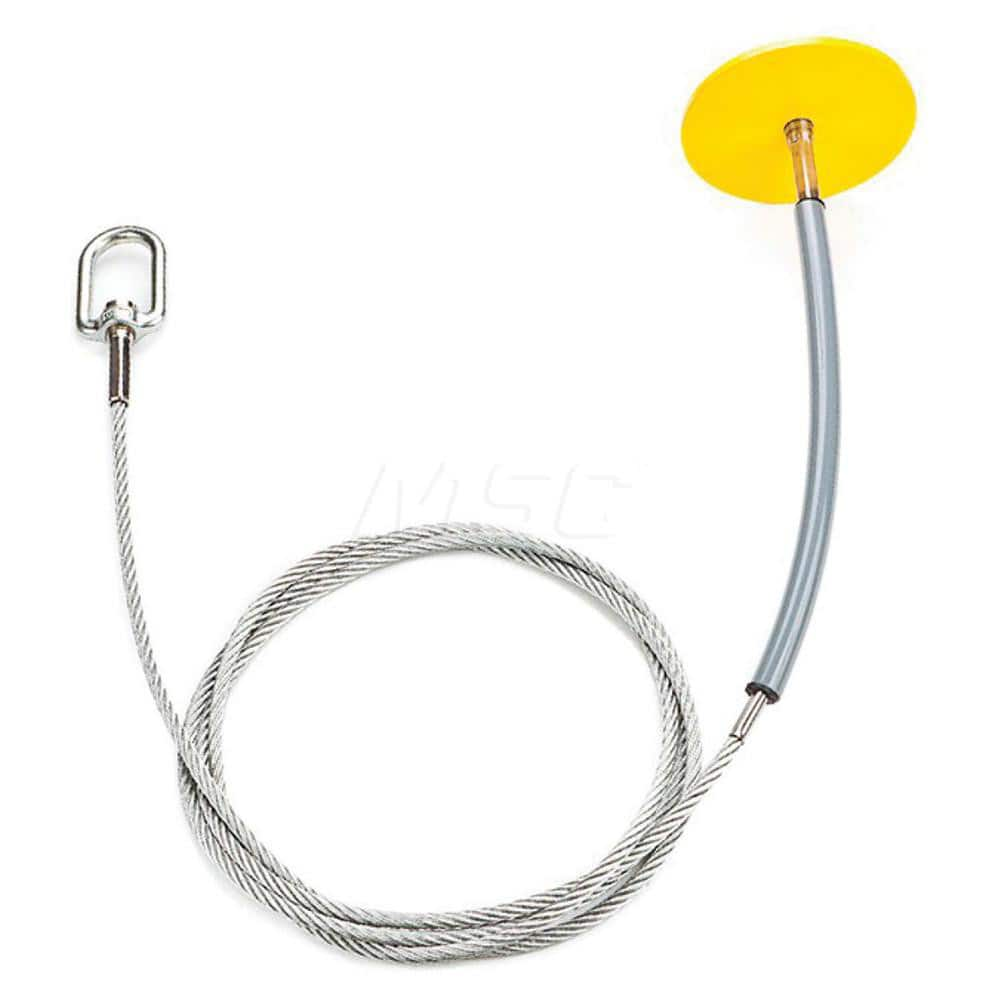 Lanyards & Lifelines; Load Capacity: 5000; Lifeline Material: Steel; Capacity (Lb.): 5000; End Connections: D-Ring; Maximum Number Of Users: 1; Length Ft.: 1.00