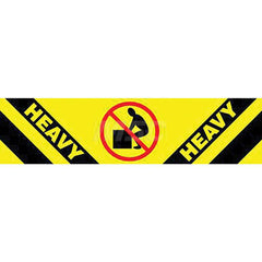 Care Instructions Label: ″Heavy″, Rectangle, 8″ Wide, 2″ High Paper