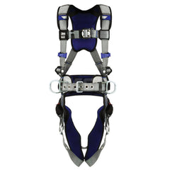 Fall Protection Harnesses: 420 Lb, Construction Style, Size X-Small, For Positioning, Back & Hips Tongue Leg Strap, Quick-Connect Chest Strap