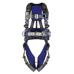 Fall Protection Harnesses: 420 Lb, Construction Style, Size Small, For Climbing Construction & Positioning, Back Front & Hips Quick-Connect Leg Strap, Quick-Connect Chest Strap