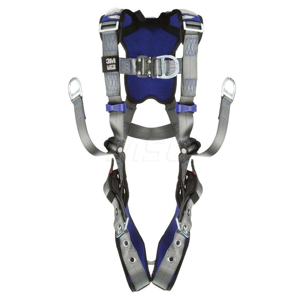 Fall Protection Harnesses: 420 Lb, Comfort Oil & Gas Style, Size Small, For Climbing & Suspension, Back & Hips Tongue Leg Strap, Quick-Connect Chest Strap