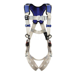 Fall Protection Harnesses: 420 Lb, Vest Style, Size Small, For Climbing, Back & Front Tongue Leg Strap, Pass-Through Chest Strap