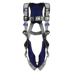 Fall Protection Harnesses: 420 Lb, Vest Style, Size Small, For General Purpose, Back Tongue Leg Strap, Pass-Through Chest Strap