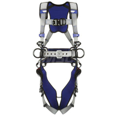 Fall Protection Harnesses: 420 Lb, Size Large, For Climbing & Positioning, Back Front & Hips Quick-Connect Leg Strap, Quick-Connect Chest Strap