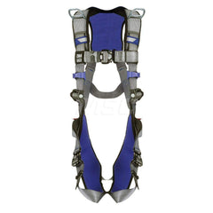 Fall Protection Harnesses: 420 Lb, Vest Style, Size Small, For Retrieval & Rescue, Back & Shoulder Quick-Connect Leg Strap, Quick-Connect Chest Strap